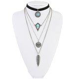 Ethnic Boho Collares Long Necklace