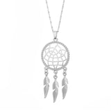Gypsy Dream Catcher Crystal Necklace