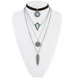 Ethnic Boho Collares Long Necklace