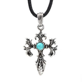 Embroidered necklace