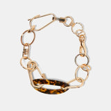 Metal Resin Stone Long Necklace