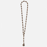 Metal Resin Stone Long Necklace