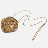 Metal Resin Stone Long Necklace