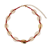 Metal Resin Stone Long Necklace