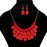 Black Punk Ethnic Big Long Necklace