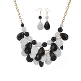 Black Punk Ethnic Big Long Necklace